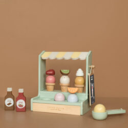 Little Dutch Ξύλινο σετ παιχνιδιού παγωτατζίδικο - Image 3