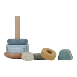 Little Dutch Ξύλινη πυραμίδα ταξινόμησης & ταλάντωσης Forest Friends - Image 2