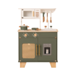 MySunshine  Ξύλινη παιδική κουζίνα με κατσαρολικά- Vintage green