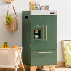 MySunshine Ξύλινη παιδικo ψυγείο με αξεσουάρ - Vintage green - Image 3