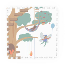 Play & Go Στρωματάκι-παζλ διπλής όψης κουτί-αποθήκευσης - Δεντρόσπιτο