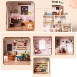 MySunshine Ξύλινο κουκλόσπιτο με 6 δωμάτια- Shopping mall - Image 4