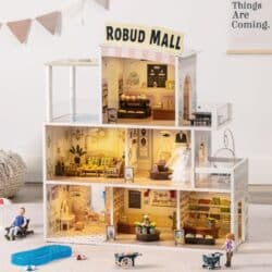 MySunshine Ξύλινο κουκλόσπιτο με 6 δωμάτια- Shopping mall - Image 3