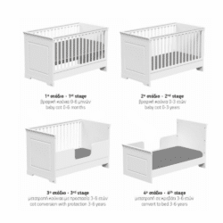 Casababy Βρεφικό Κρεβάτι Μετατρεπόμενο Σε Προεφηβικό York - Image 2