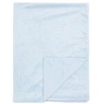 Bimbidreams Κουβέρτα Αγκαλιάς Microfiber Πουά Σιέλ 80x110εκ.