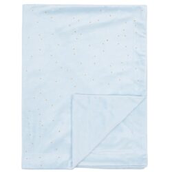 Bimbidreams Κουβέρτα Αγκαλιάς Microfiber Πουά Σιέλ 80x110εκ.