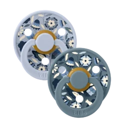 Bibs  Πιπίλες Bobo 2Pack- Dusty Blue No1