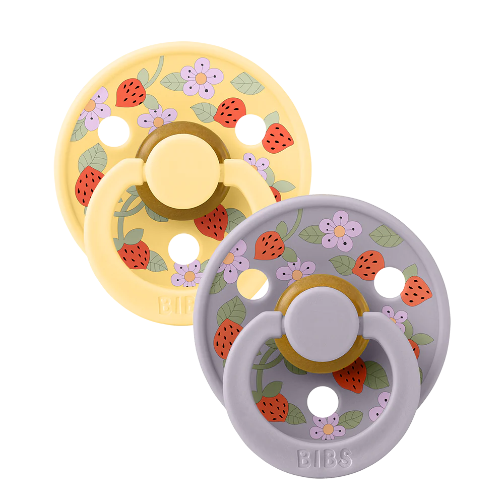 12019101_5713795261765_BIBSxLIBERTY_COLOUR_PACK_Rnd_Latex_StrawberriesandCream_PaleButterMix_2_1000x1000_8131b443-7943-47a7-8865-1943dc4f980a Bibs x Liberty Πιπίλες 2Pack- Strawberries and Cream Pale Butter No1 - Image 1