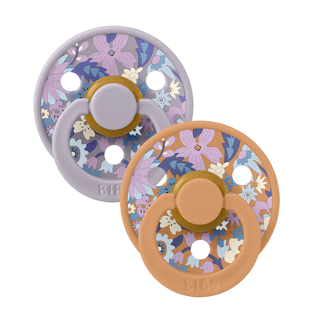 Bibs x Liberty Πιπίλες 2Pack- June Blossom Pumpkin No1 - Image 1