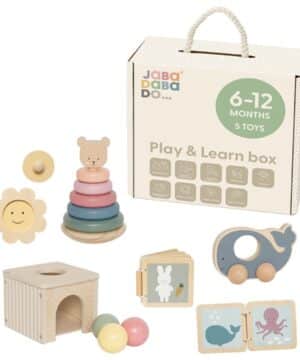 Jabadabado Κουτί Play and Learn για 6-12 μηνών