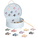 Jabadabado Βαλιτσάκι με ξύλινα σύνεργα ψαρέματος με μαγνήτη