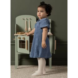 Jabadabado Ξύλινη παιδική κουζίνα με κατσαρολικά Πράσινη - Image 8