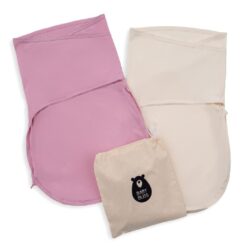 BlissSnug Υπνόσακος Φασκιώματος Σετ των 2 - Ροζ & Κρεμ