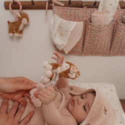 Little Dutch Υφασμάτινη κουδουνίστρα ελαφάκι με κρίκο Fairy Garden - Image 4