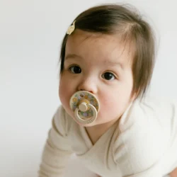 Bibs x Liberty Πιπίλες 2Pack- Strawberries and Cream Pale Butter No1 - Image 4