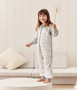 LoveToDream Υπνόσακος με πόδια Sleep Suit Organic Cotton 2.5tog White – 24-36 μηνών - Image 2