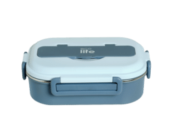 EcoLife Γαλάζιο Φαγητοδοχείο 1Lt 3 Θέσεων - Image 2