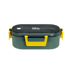 EcoLife Forest Green Φαγητοδοχείο 900ml Με Χώρισμα - Image 3