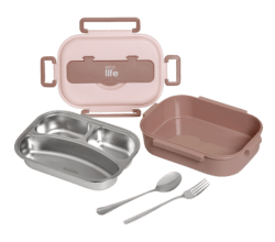 EcoLife Πράσινο Φαγητοδοχείο 1Lt 3 Θέσεων - Image 4