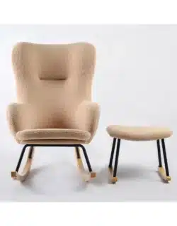 Baby Adventure Κουνιστή Πολυθρόνα Θηλασμού Teddy Beige - Image 2