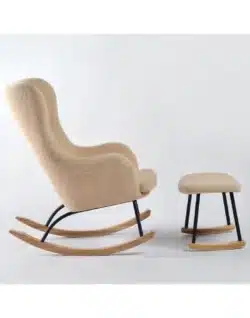 Baby Adventure Κουνιστή Πολυθρόνα Θηλασμού Teddy Beige - Image 3