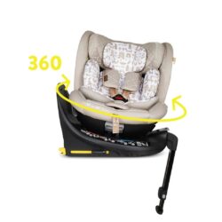 Cosatto Περιστρεφόμενο κάθισμα αυτοκινήτου All in All Extra i-Size 360 με σύστημα Anti-Rebound bar - Whisper - Image 2