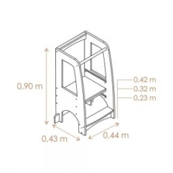 Bebe Stars Πύργος εκμάθησης Montessori 439-02 - Image 8