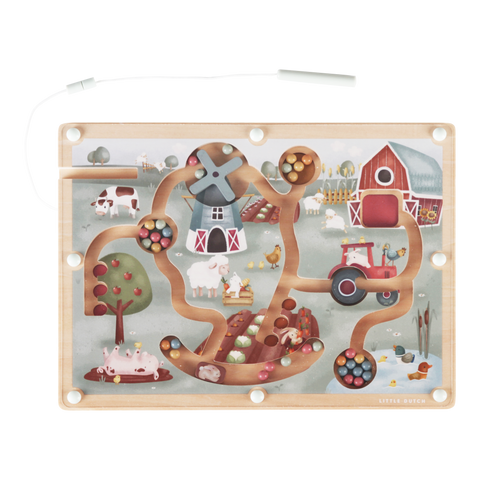 LITTLE DUTCH1 Little Dutch Μαγνητικός λαβύρινθος Little Farm - Image 1
