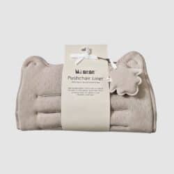 Minene Κάλυμμα Καροτσιού Pointelle Charcoal Beige - Image 2