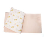 Baby Oliver Πάντα Διπλής Οψης Βελουτέ Ροζ