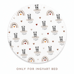 Ingvart Μικρό σεντόνι Smart Bed 9 in 1 Happy-Panda