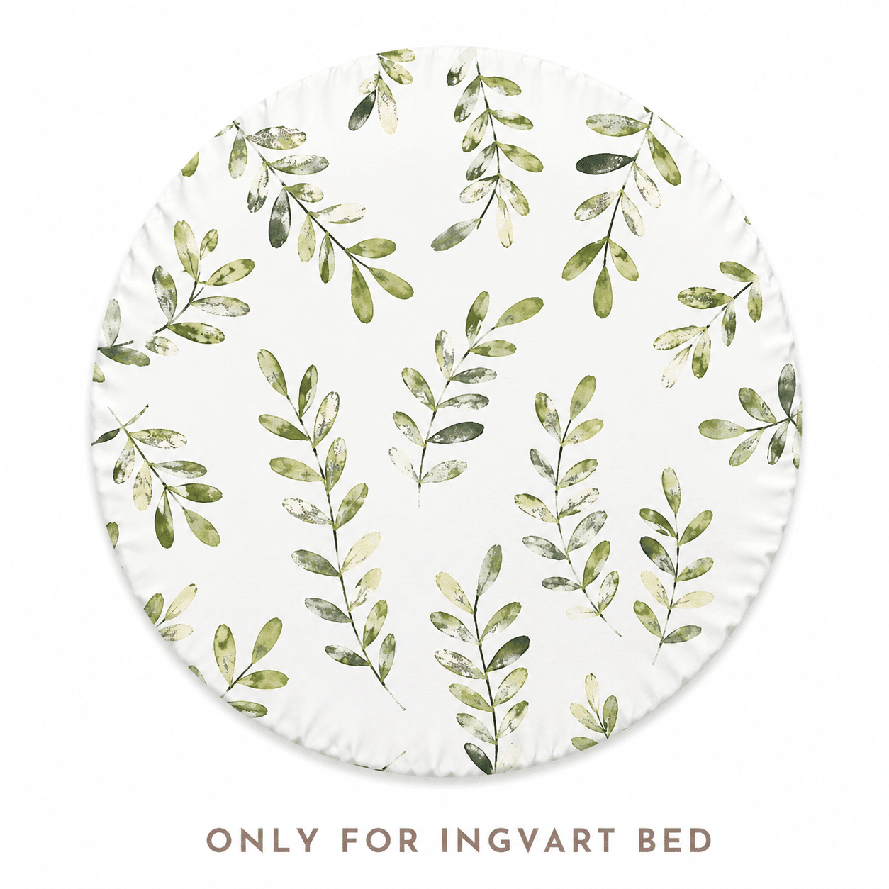 ChatGPT Image 19 Μαΐ 2026, 05_35_39 μ.μ. Ingvart Μικρό σεντόνι Smart Bed 9 in 1 Φυλλαράκια Μέντα - Image 1