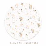 Ingvart Μικρό σεντόνι Smart Bed 9 in 1 Ουράνιο Τόξο