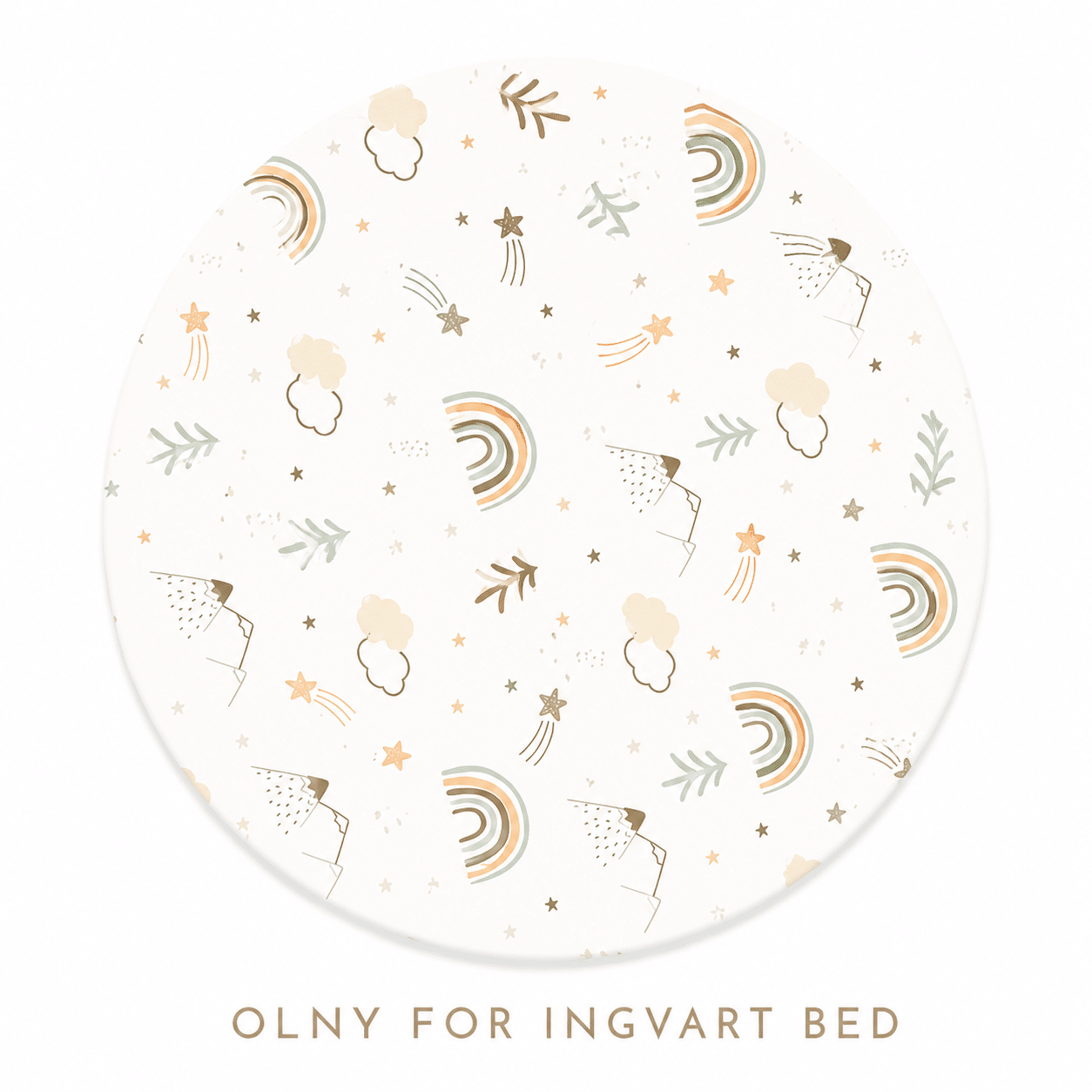 ChatGPT Image 20 Μαΐ 2026, 10_56_00 π.μ. Ingvart Μικρό σεντόνι Smart Bed 9 in 1 Ουράνιο Τόξο - Image 1