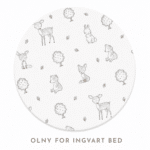 Ingvart Μικρό σεντόνι Smart Bed 9 in 1 Ζωάκια