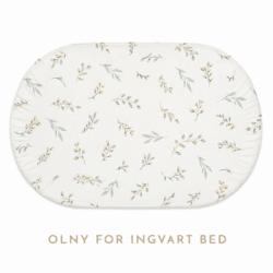 Ingvart Μεγάλο σεντόνι Smart Bed 9 in 1 Φυλλαράκια Μέντα