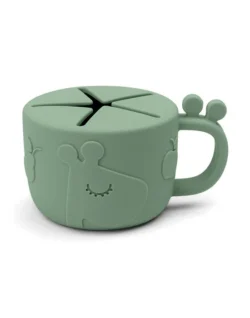 Done By Deer Παιδικό Ποτηράκι Raffi Green