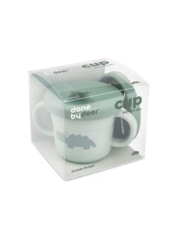 Done By Deer Παιδικό Ποτήρι Με Λάβες+Στόμιο Croco Green - Image 4
