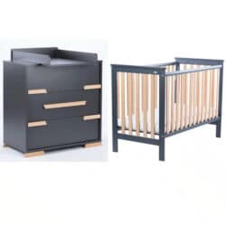 Drewex Leo Κούνια Και Συρταριέρα  Graphite - Image 7