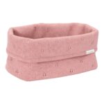 Little Dutch Καλάθι αλλαξιέρας πλεκτό μεγάλο Pure Pink Blush