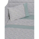 Baby Oliver Σεντόνια Κούνιας Σετ 3τ -110x170 Μέντα Des.