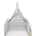 Baby Oliver Πάπλωμα & Παπλωματοθήκη 100x140 Sophie La Girafe Γκρι Des.