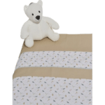 Σεντόνια Λίκνου Σετ 2τεμ. 75x110cm 100% Βαμβάκι Design 404 Oliver Baby