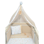 Baby Oliver Πάπλωμα & Παπλωματοθήκη 100x140 Sophie La Girafe Μπέζ Des.