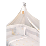 Baby Oliver Πάπλωμα & Παπλωματοθήκη 100x140 Sophie La Girafe Γκρι Des.