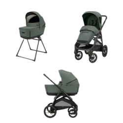 Inglesina Σύστημα μεταφοράς Aptica XT Duo χρώμα Taiga Green με σκελετό Negro