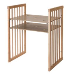 Ingvart Κούνια μωρού Oval Smart Bed 9 in 1 Φυσικό Ξύλο - Image 11