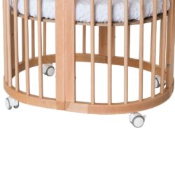 Ingvart Κούνια μωρού Oval Smart Bed 9 in 1 Φυσικό Ξύλο - Image 10