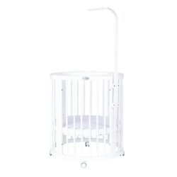 Ingvart Κούνια μωρού Round Smart Bed 9 in 1 Λευκο - Image 11