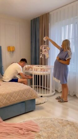 Ingvart Κούνια μωρού Round Smart Bed 9 in 1 Λευκο - Image 13